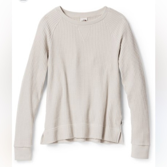 THE NORTH FACE WOMENS CHABOT CREW WAFFLE SHIRT XS - Picture 1 of 6